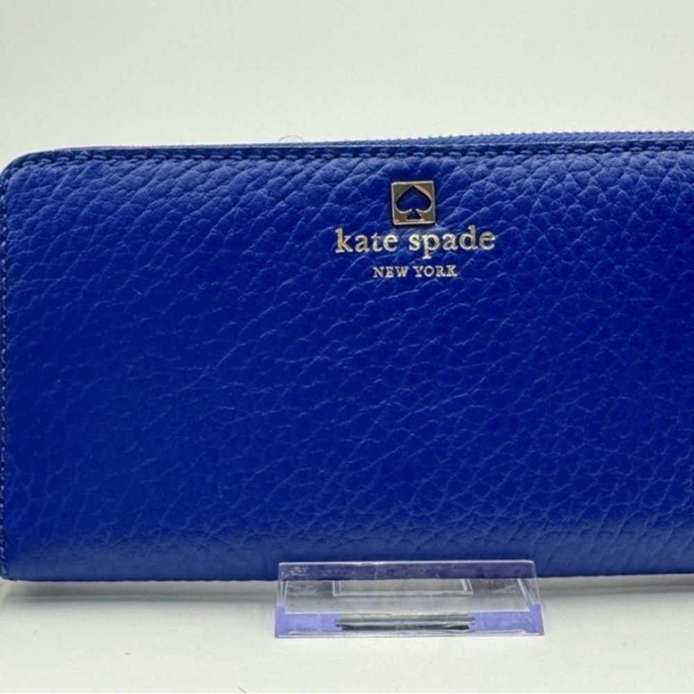 Kate Spade Blue Leather Wallet